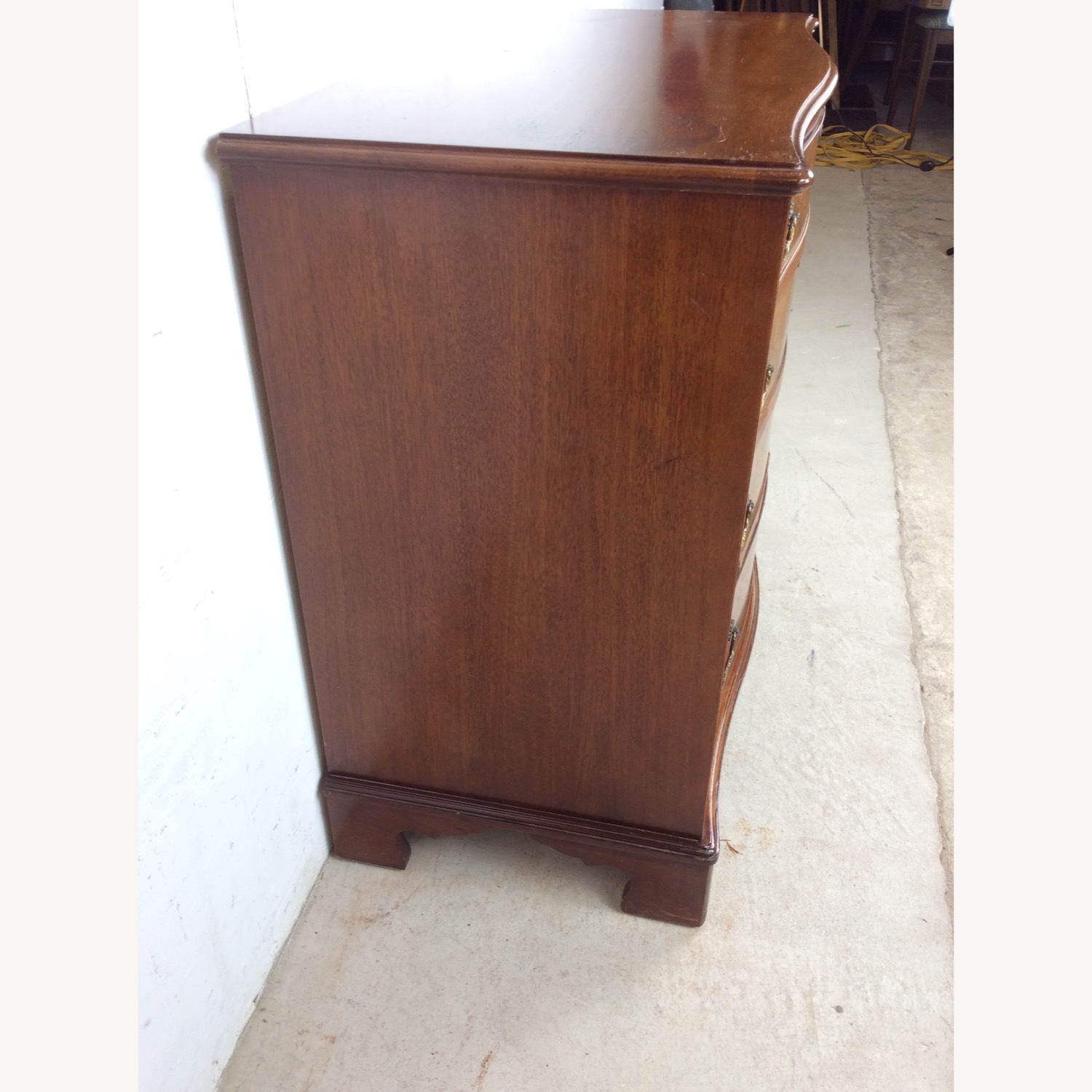 Antique Mahogany Chest with Brass Hardware - image-7