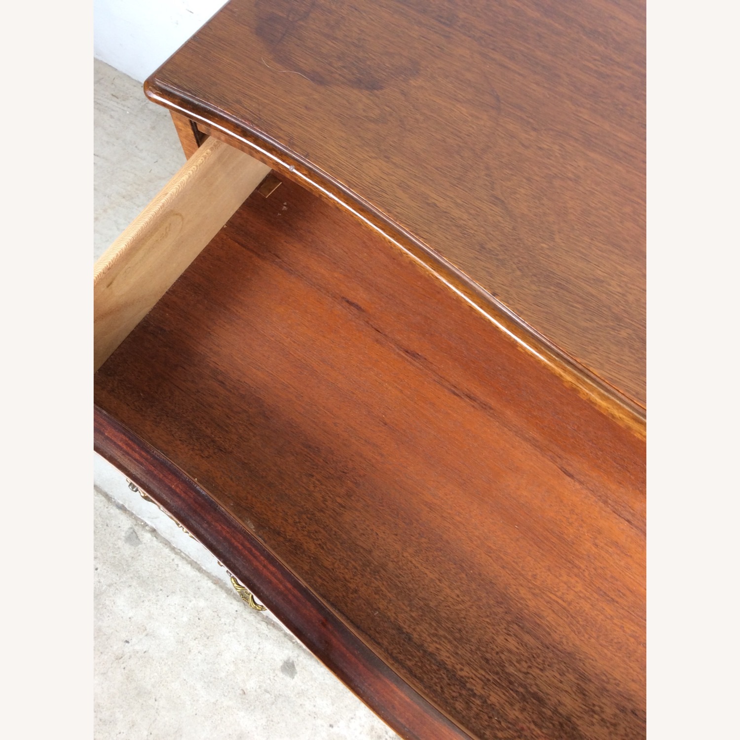 Antique Mahogany Chest with Brass Hardware - image-18