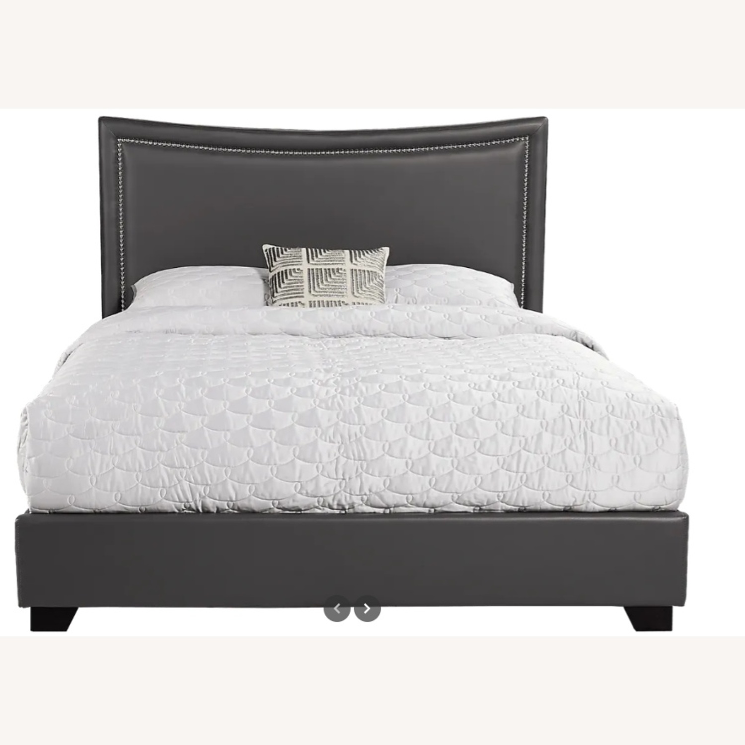 Rooms To Go Belcourt Dark Gray Queen Bed - image-4