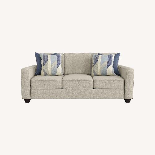 Used Rooms To Go Ridgewater Light Gray Sleeper Sofa for sale on AptDeco