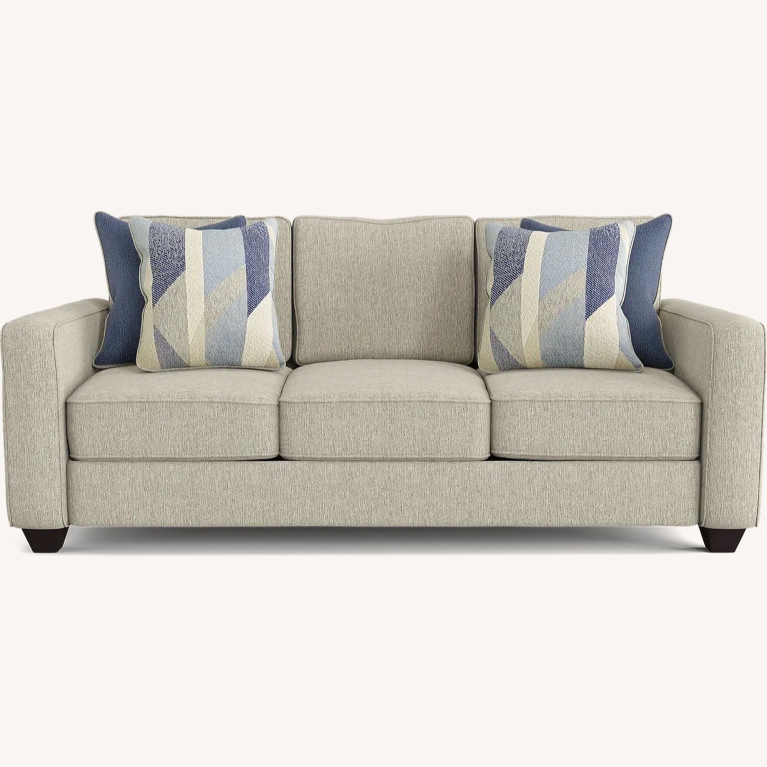 Rooms To Go Ridgewater Light Gray Sleeper Sofa - image-1