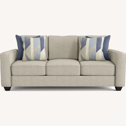 Used Rooms To Go Ridgewater Light Gray Sleeper Sofa for sale on AptDeco