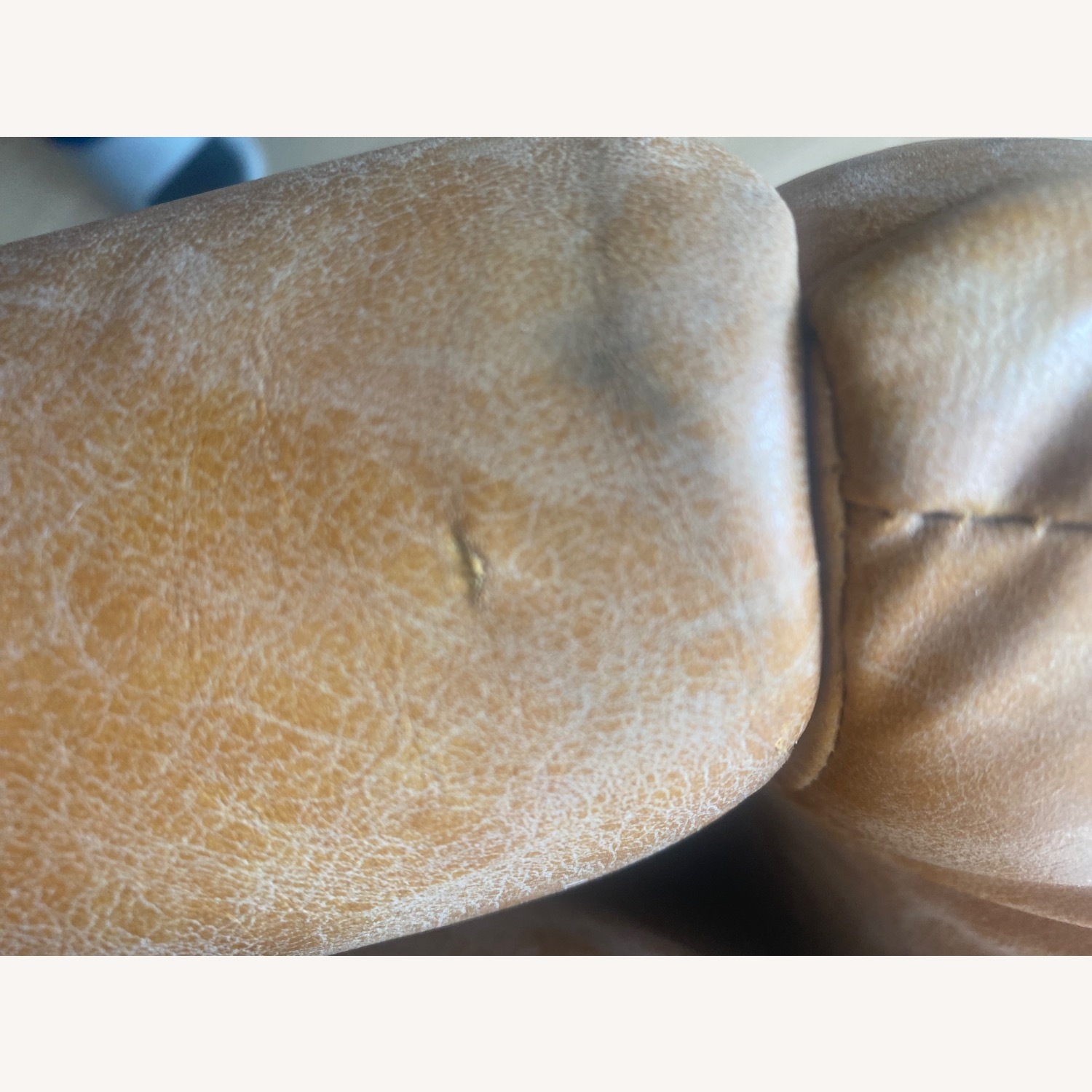 Albany Park Light Brown Leather 3+ Seater Sofa - image-3