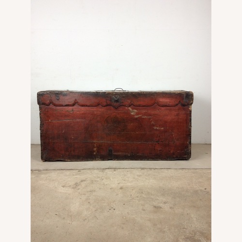 Used Antique Anglo-Indian Softwood Trunk for sale on AptDeco
