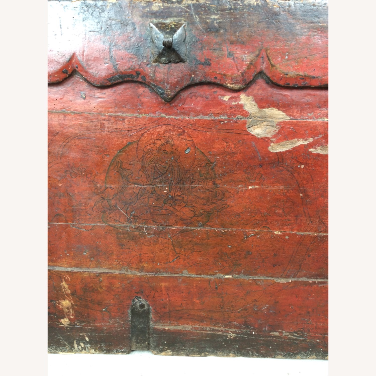 Antique Anglo-Indian Softwood Trunk - image-15