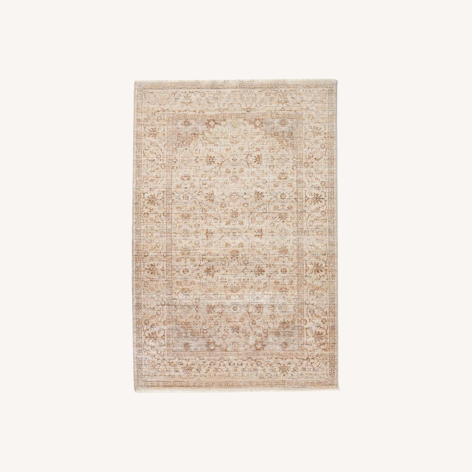 Anthropologie Heritage Area Rug Light Blue - image-0
