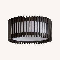 Pottery Barn Teen Dark Brown Wood Ceiling Lamp