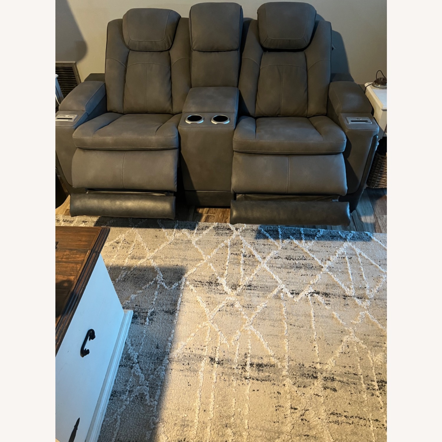 Ashley Furniture Dark Gray 3+ Seater Sofa - image-7