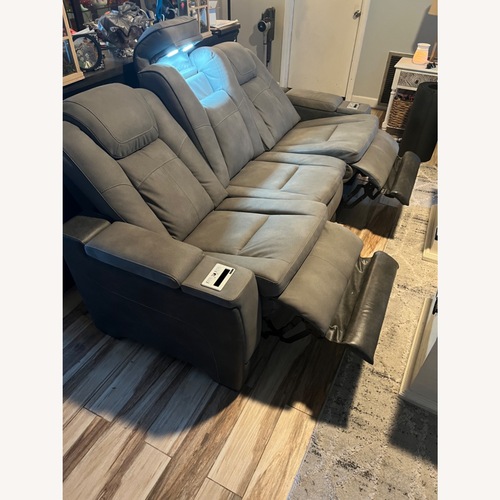 Used Ashley Furniture Dark Gray 3+ Seater Sofa for sale on AptDeco