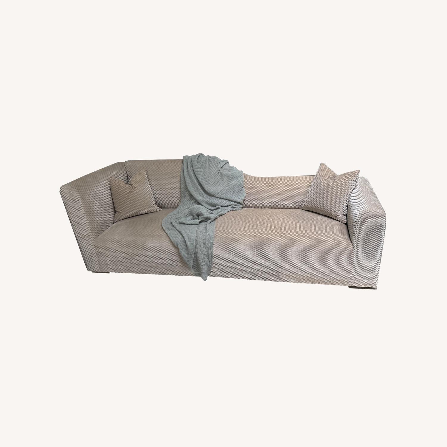 Taylor Made Custom Light Gray 2 Piece Sectional - image-0