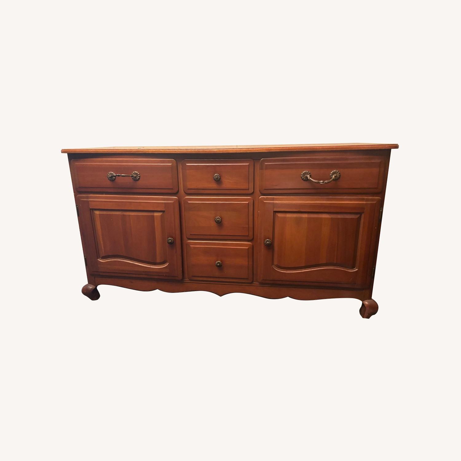 Natural Wood Chest - image-0