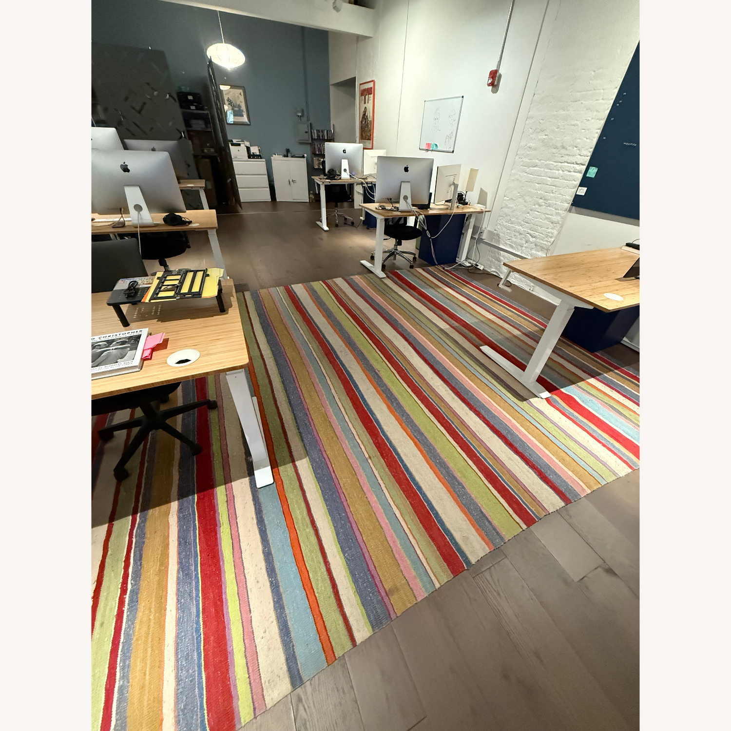 ABC Carpet and Home Colorful Striped Turkish Rug  - image-2