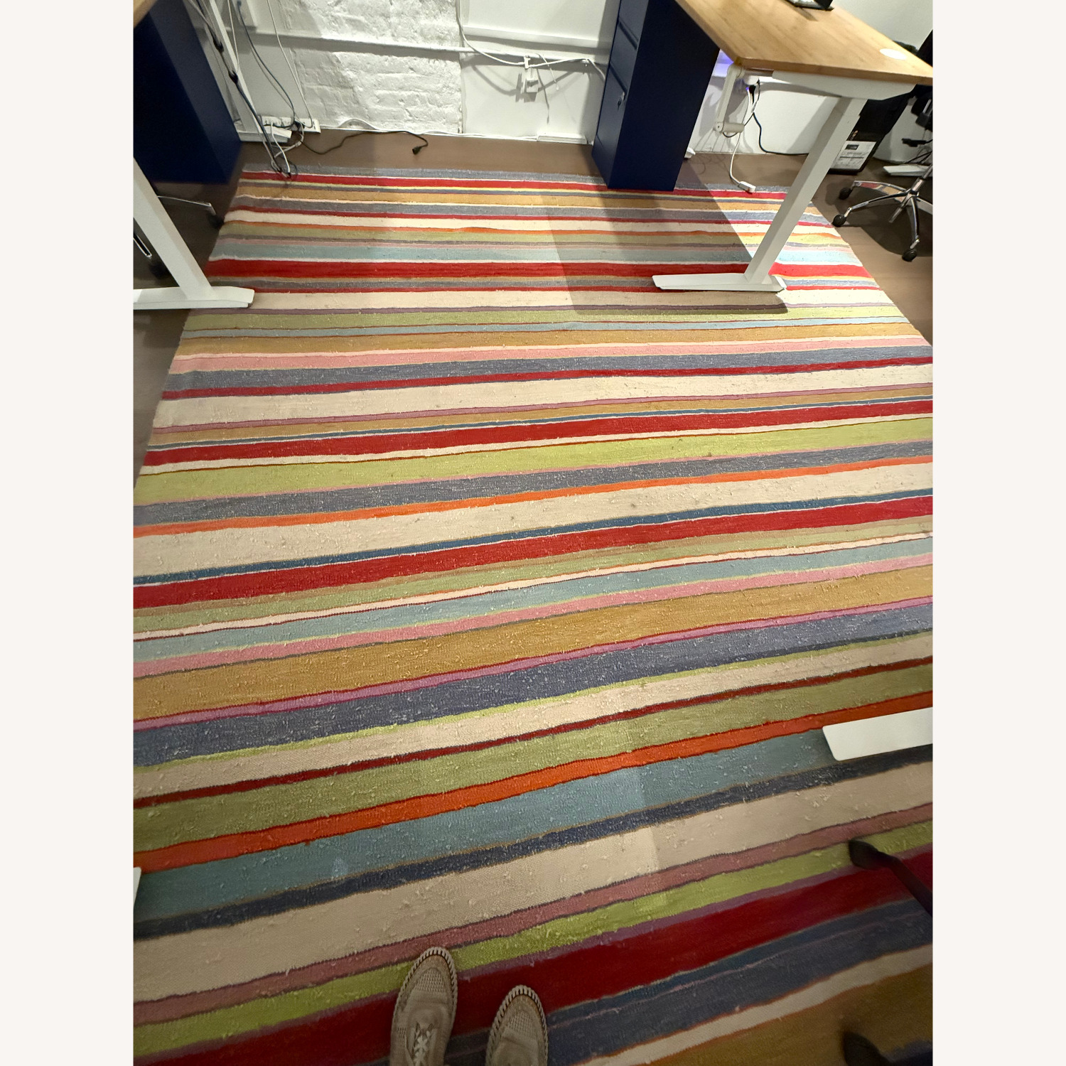 ABC Carpet and Home Colorful Striped Turkish Rug  - image-3