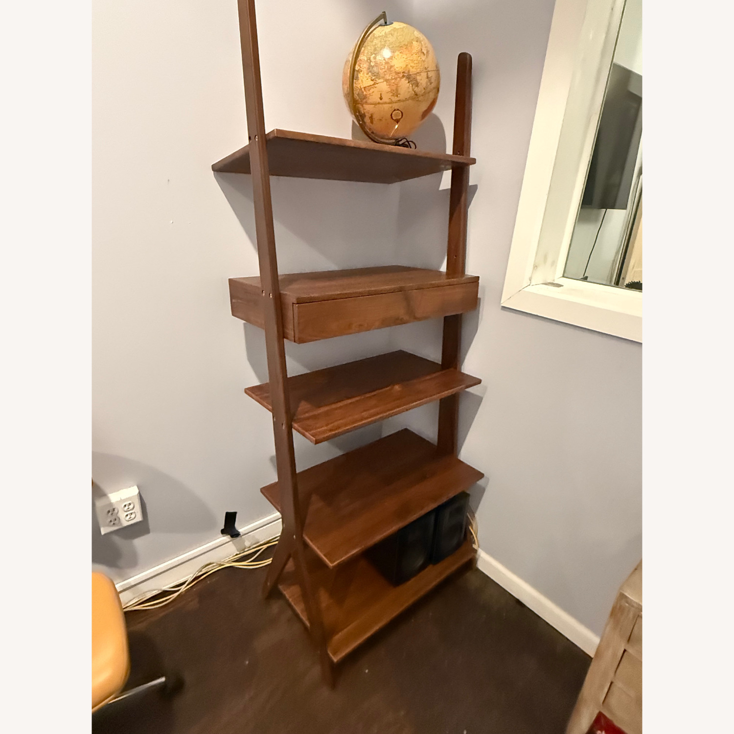  Mid-Century Modern Walnut Shelving Unit  - image-4
