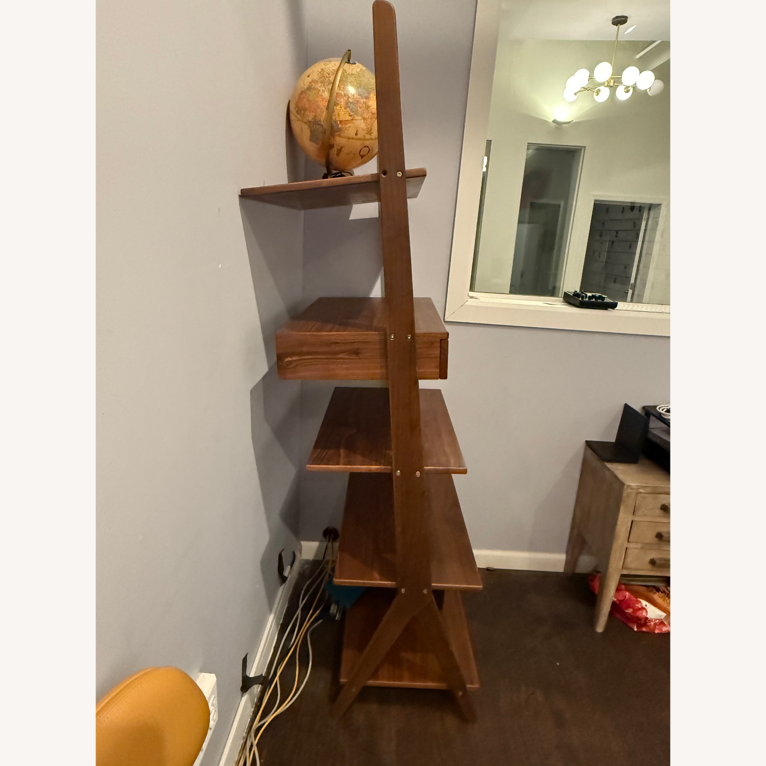  Mid-Century Modern Walnut Shelving Unit  - image-2
