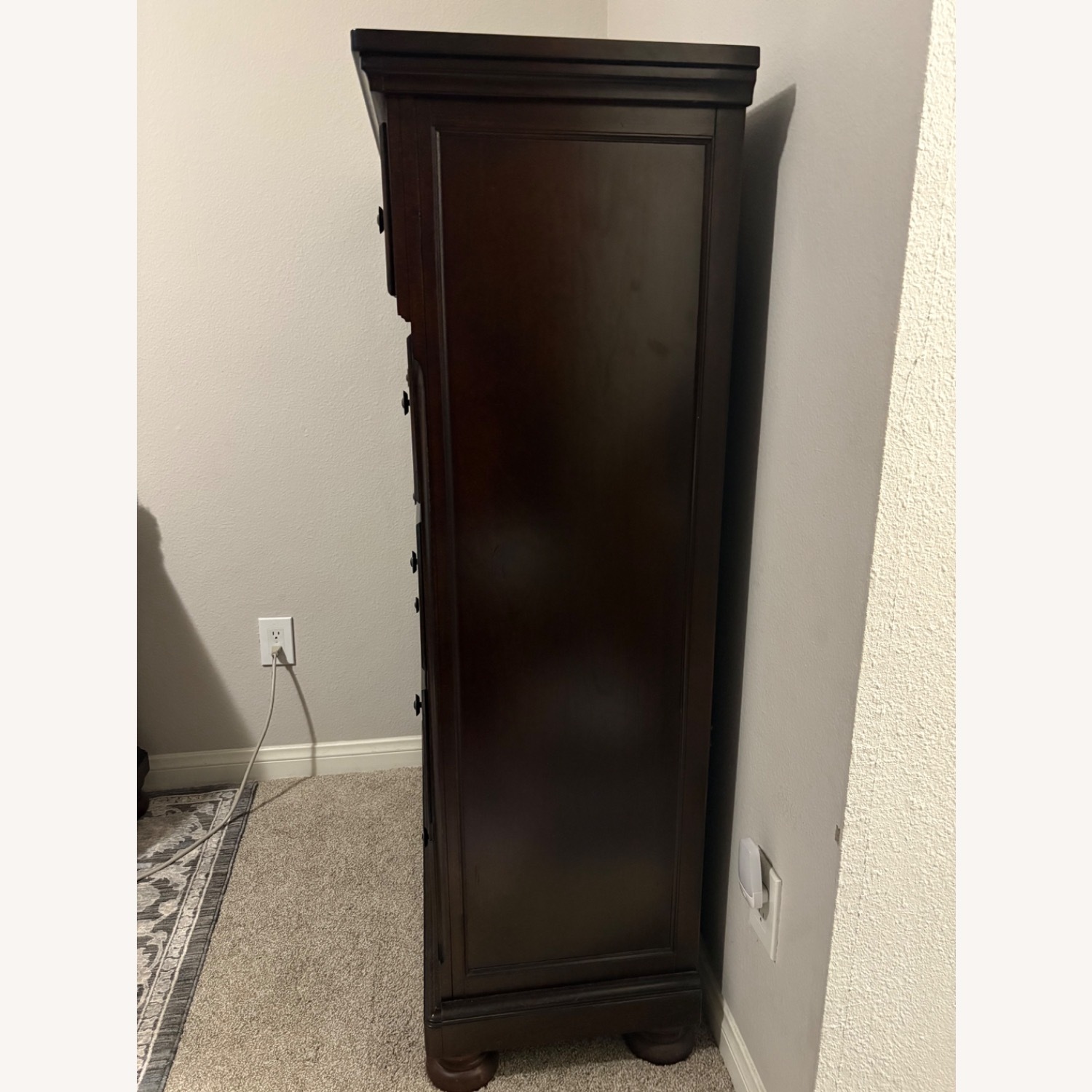 Ashley Furniture Dark Brown Wood Dresser - image-2