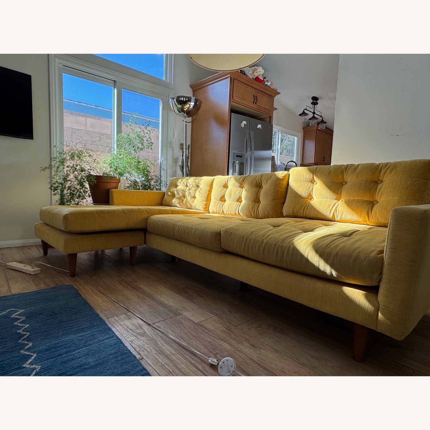 Joybird Eliot Yellow 3 Piece Sectional - image-2