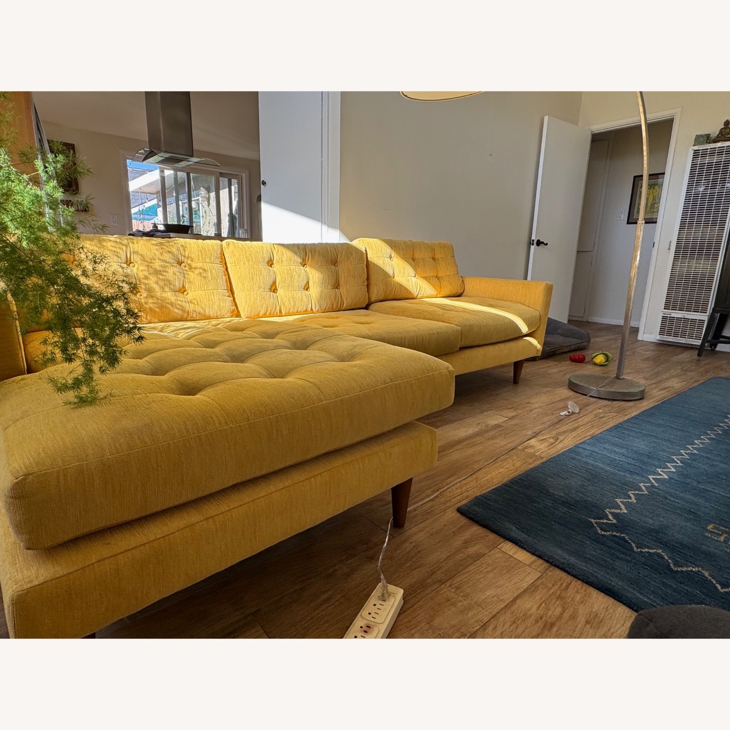 Joybird Eliot Yellow 3 Piece Sectional - image-3