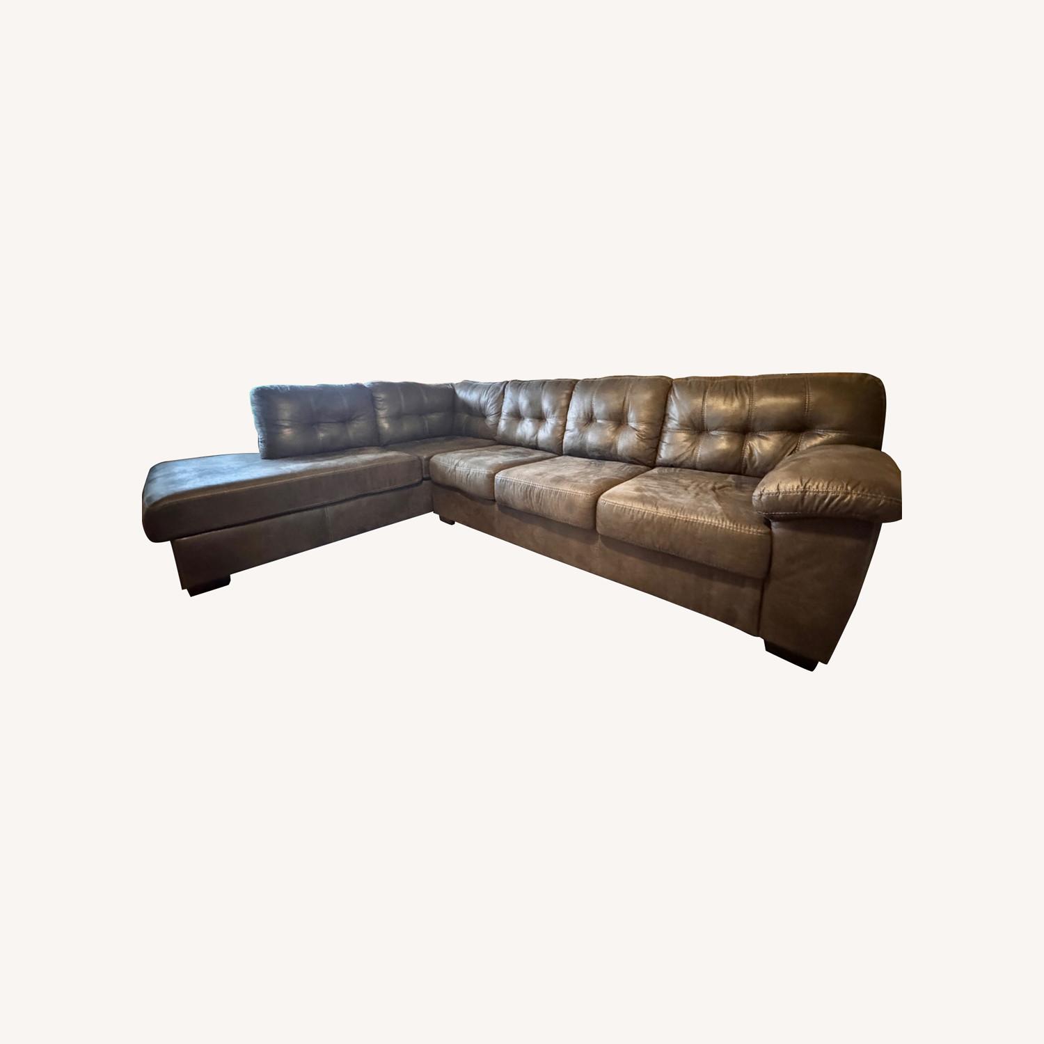 Ashley Furniture Dark Gray 2 Piece Sectional - image-0