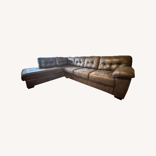 Used Ashley Furniture Dark Gray 2 Piece Sectional for sale on AptDeco
