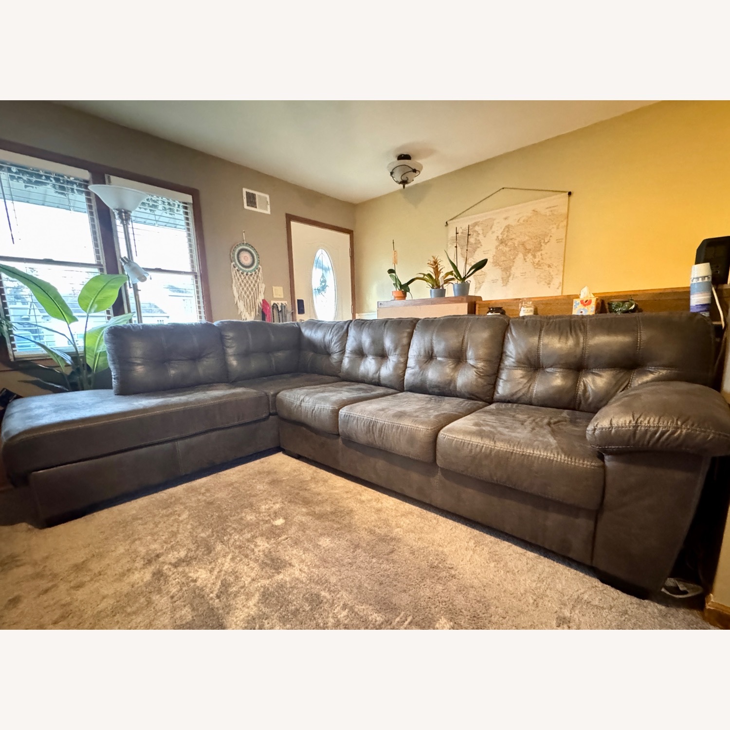 Ashley Furniture Dark Gray 2 Piece Sectional - image-2