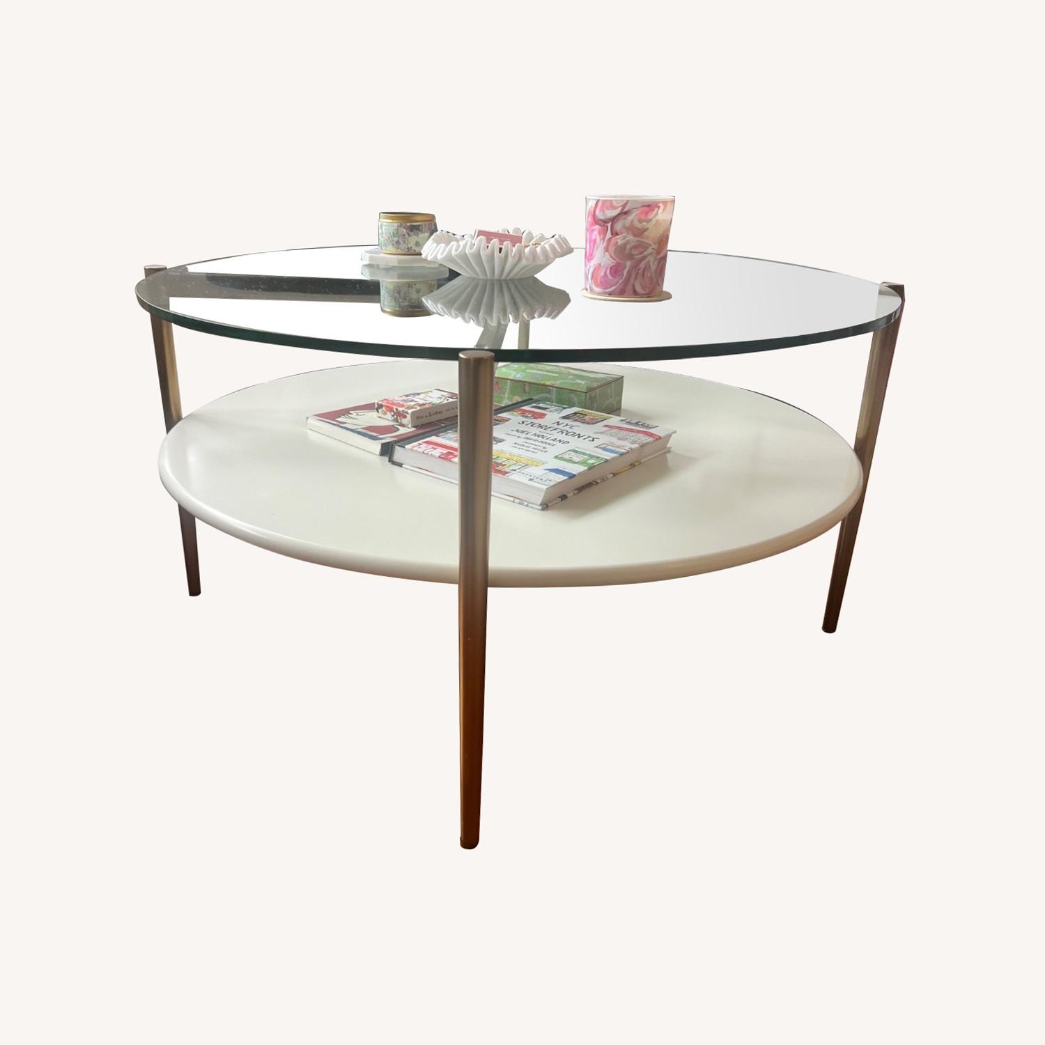 West Elm Mid Century Art Coffee Table - image-8