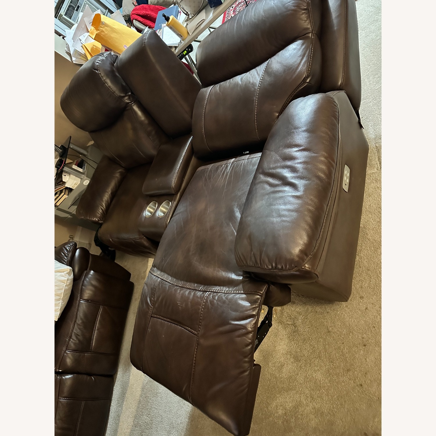 Coleman Furniture Dark Brown 2 Seater Sofa - image-3