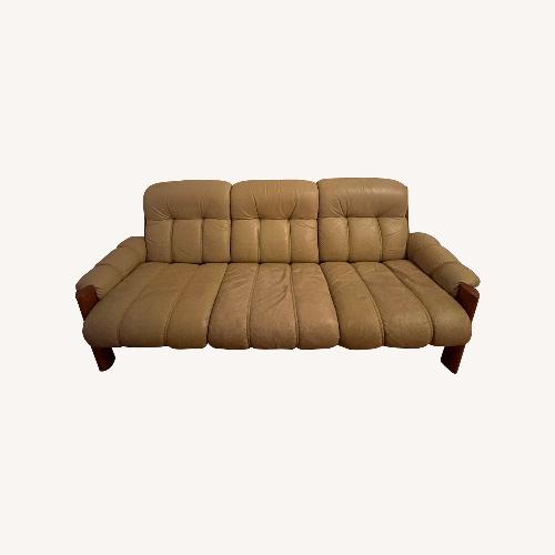 Used Vintage/Antique Leather 3+ Seater Sofa for sale on AptDeco