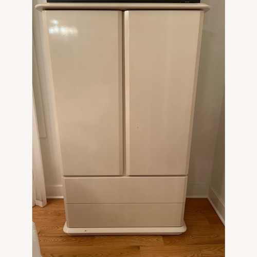 Used Lane Furniture Natural Lacquer Armoire for sale on AptDeco