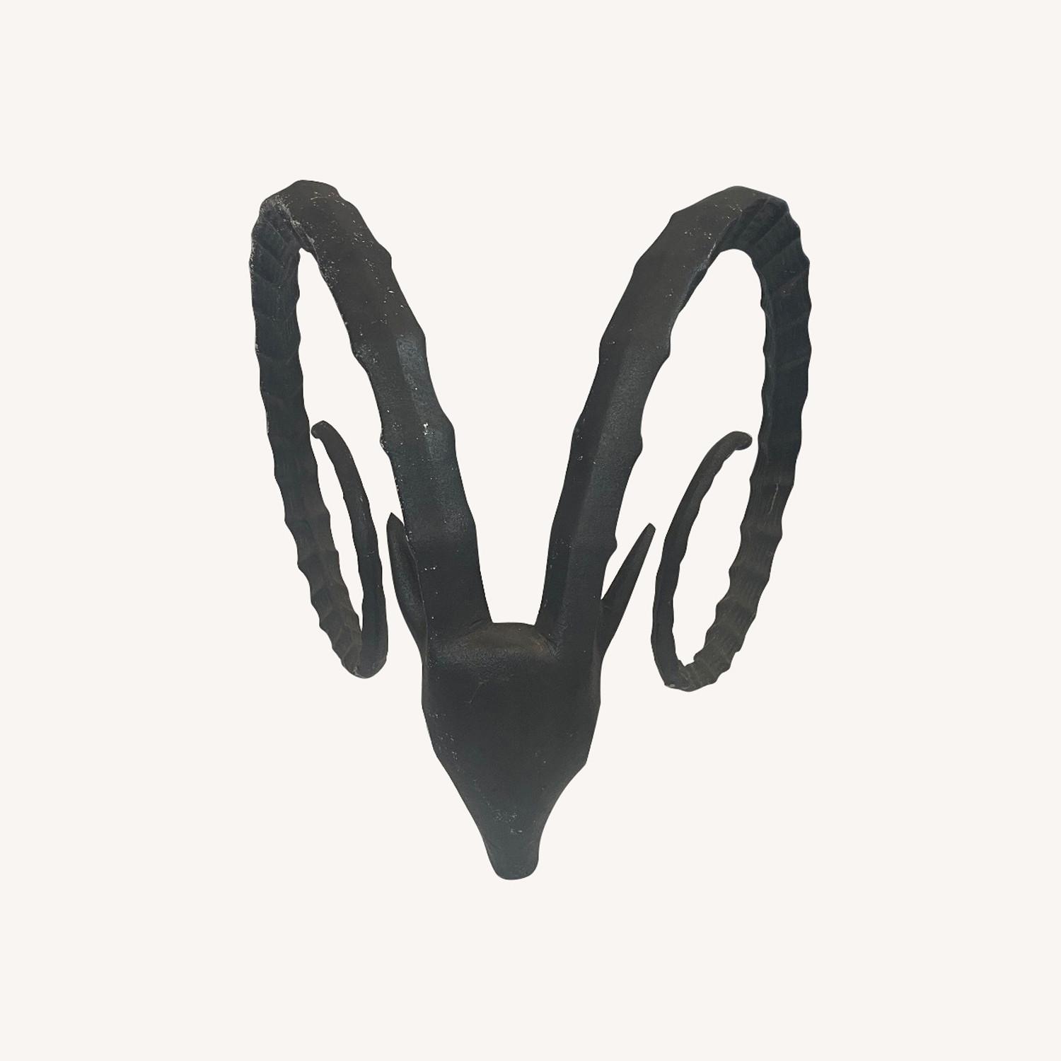 Vintage/Antique Black Dining Table - image-0