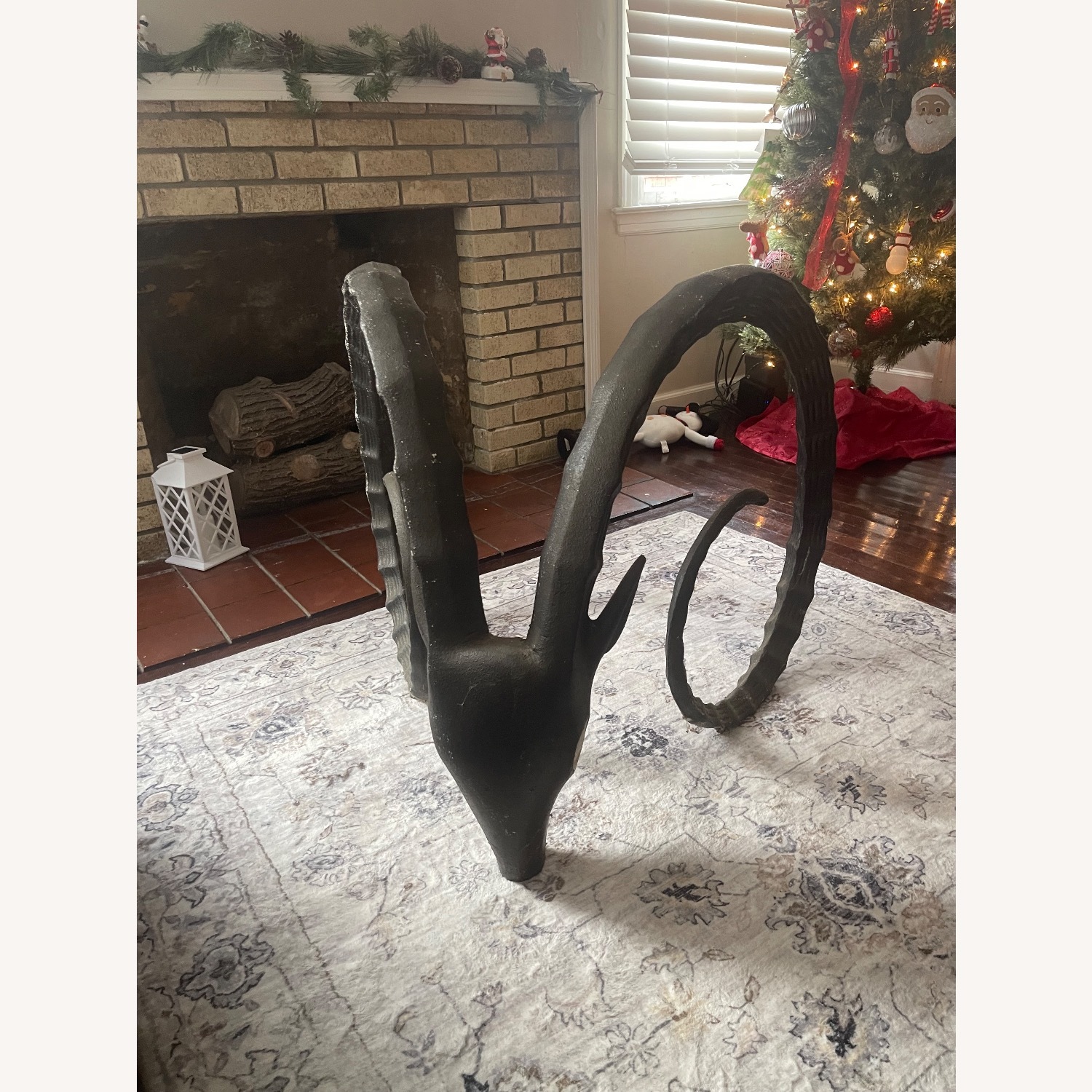 Vintage/Antique Black Dining Table - image-2