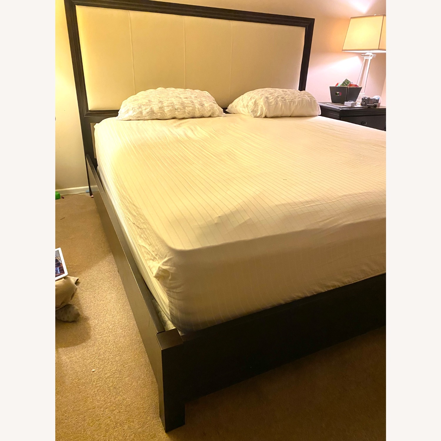 Ethan Allen King Bed - image-5