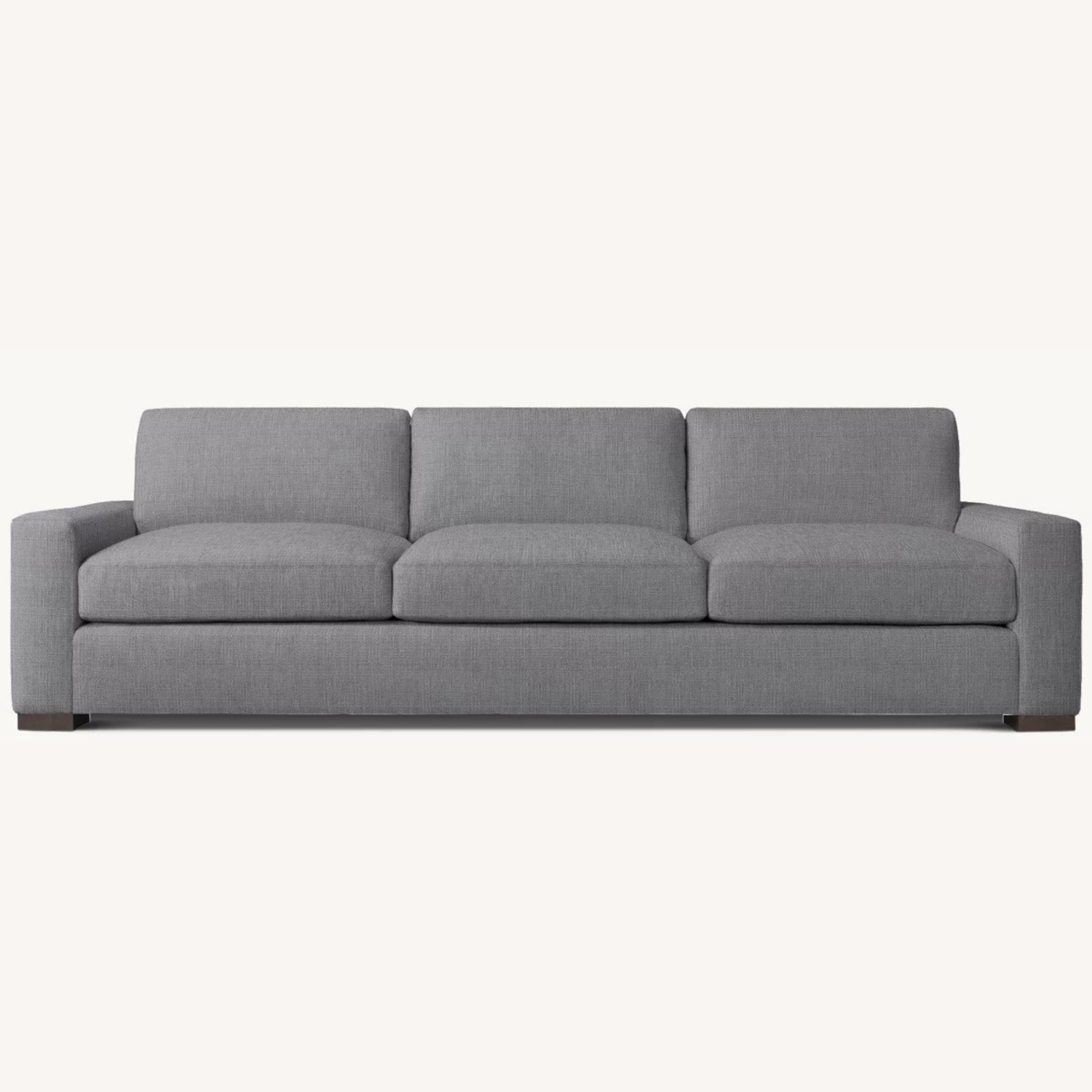 Restoration Hardware Maxwell Light Gray 3+ Seater Sofa - image-0