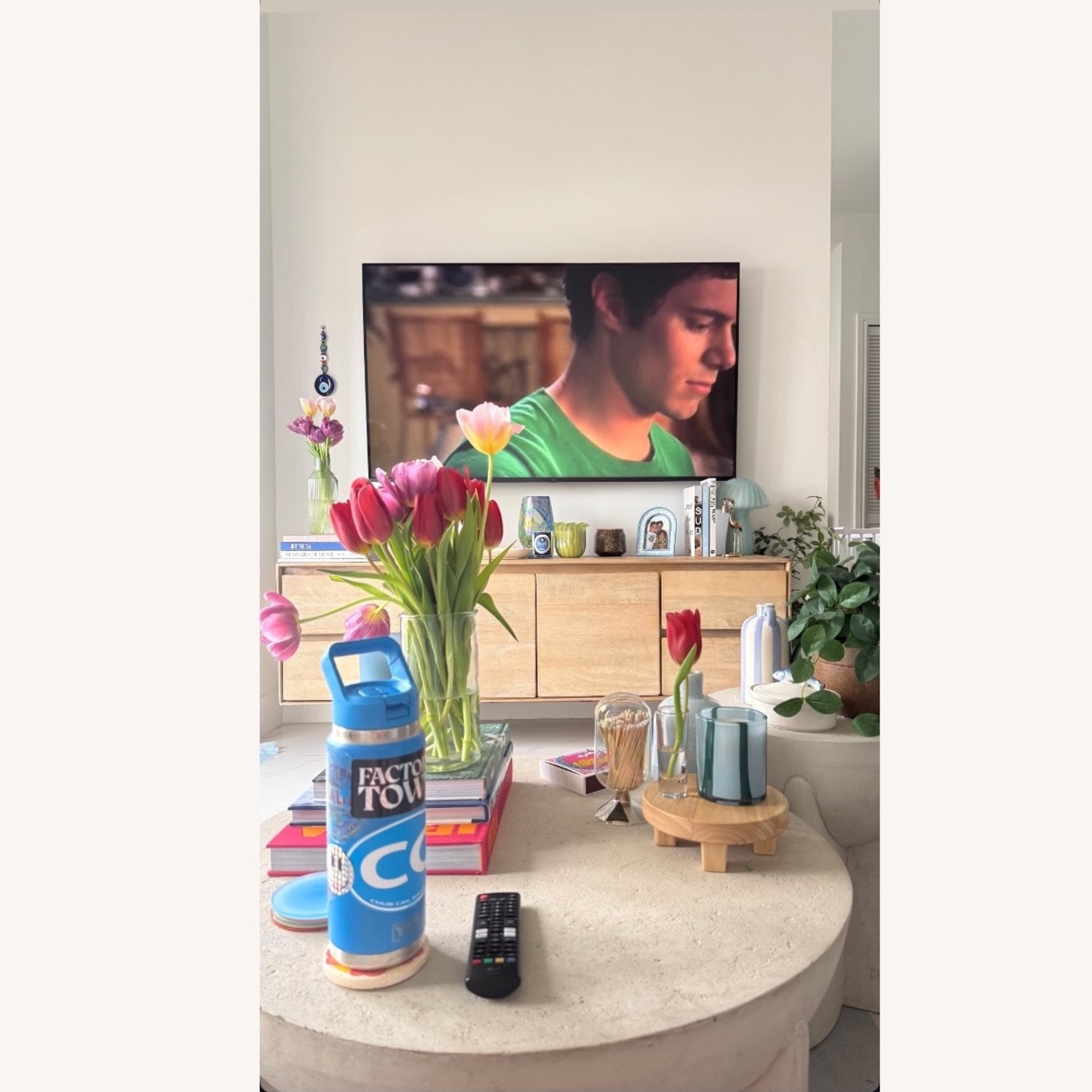 West Elm Stone Coffee Table - image-3