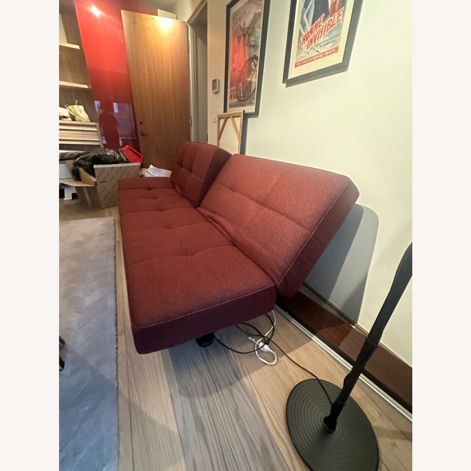 Ligne Roset Salma Red Futon - image-8