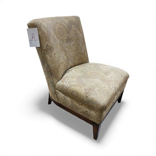 Used Drexel Heritage Upholstered Patterned Accent Chair for sale on AptDeco