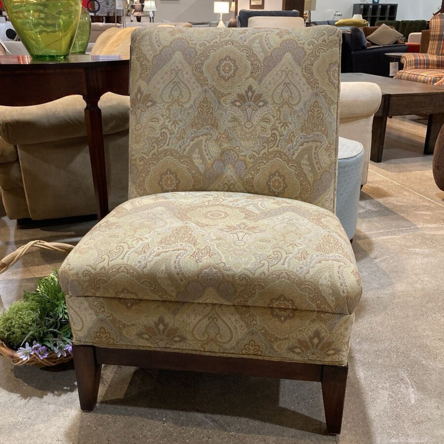 Drexel Heritage Upholstered Patterned Accent Chair - image-2