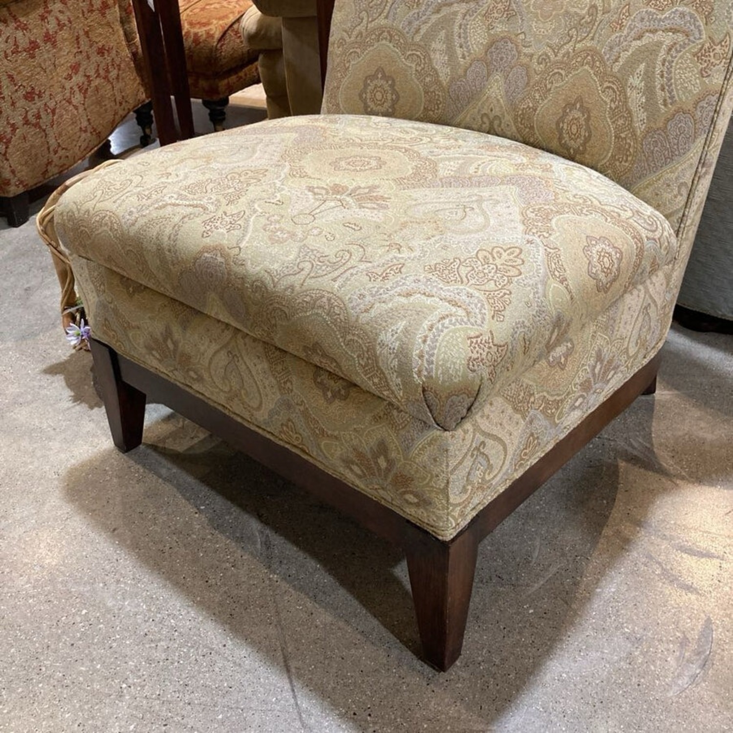 Drexel Heritage Upholstered Patterned Accent Chair - image-4