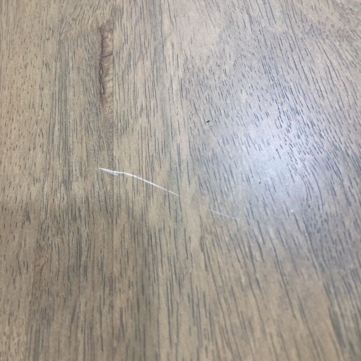 Round Wood Tapered Legs Dining Table - image-6