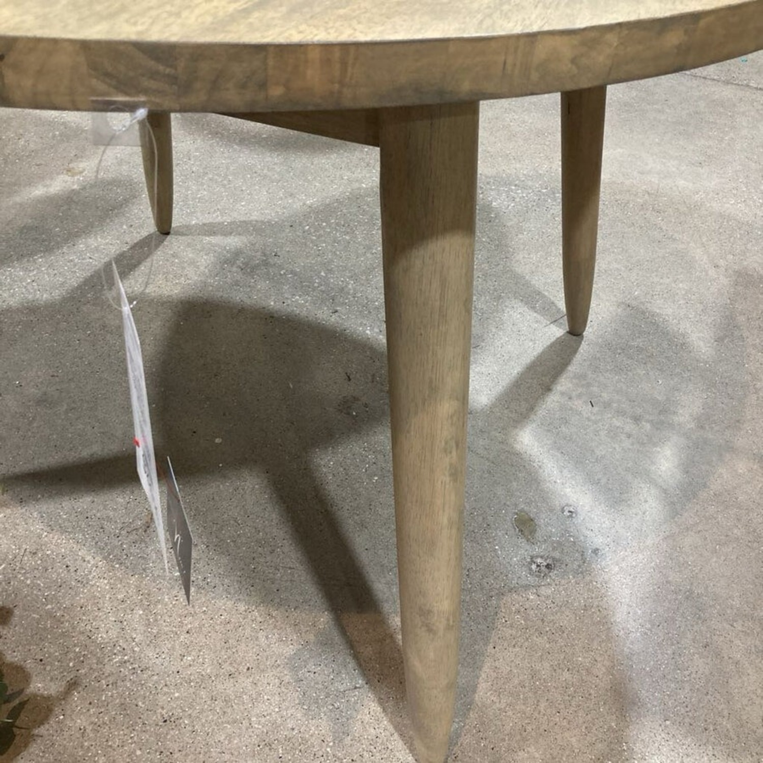 Round Wood Tapered Legs Dining Table - image-8