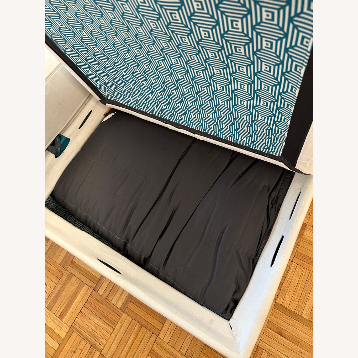 LoveSac Sactional Coastal White Brushed Weave - image-5