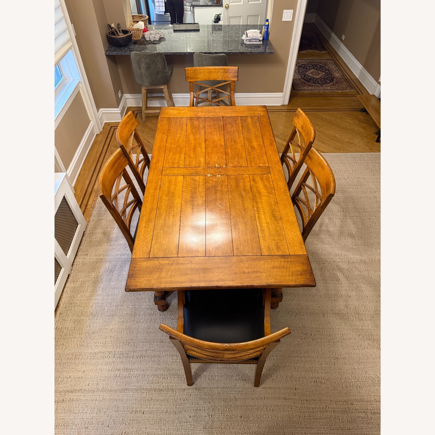 Baker Furniture Farmhouse Dining Table & 6 Chairs - image-2