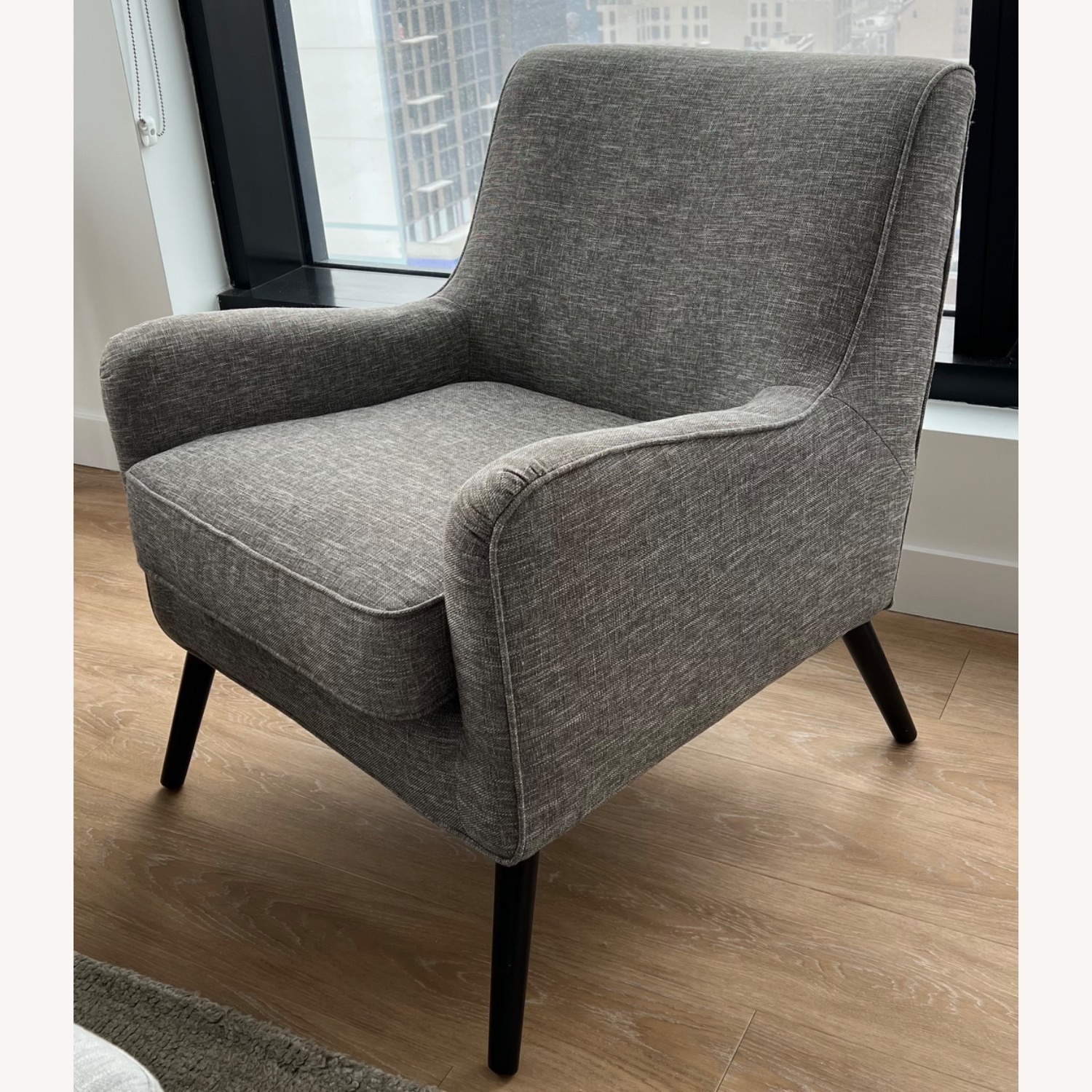 West Elm Book Nook Armchair (Gray) - image-2