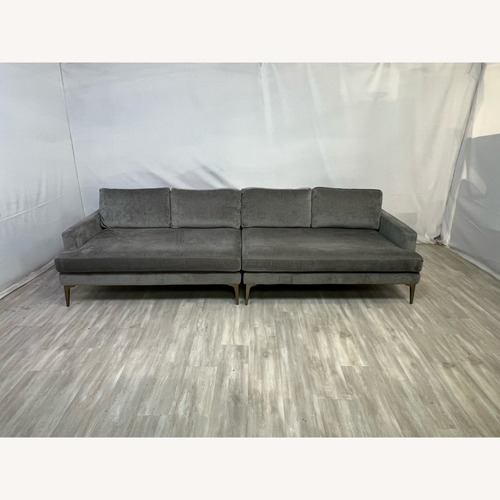 Used West Elm Andes Sectional with Ottoman for sale on AptDeco