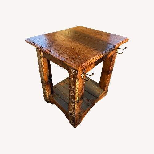 Used Vintage/Antique Natural Wood Side Table for sale on AptDeco