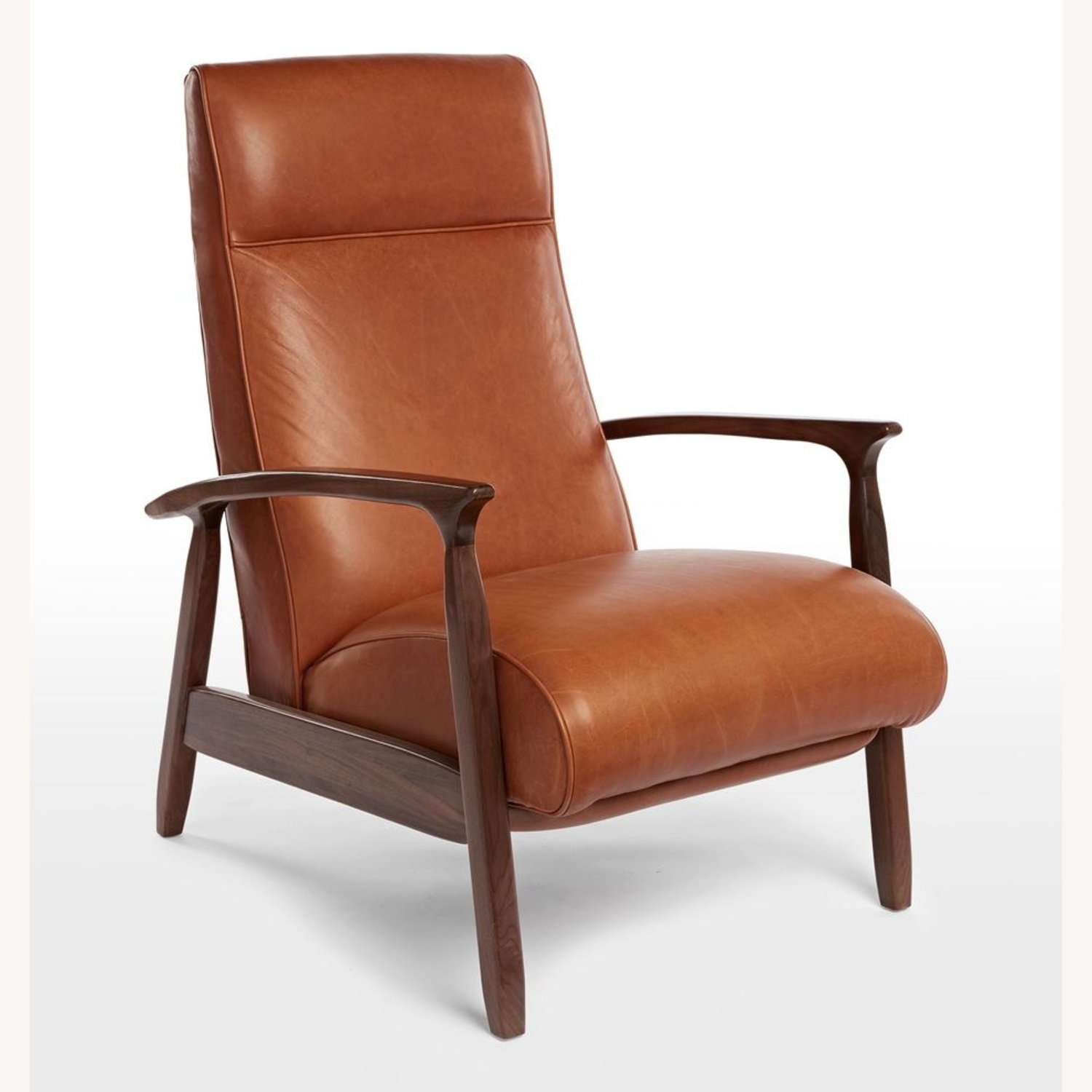 Arhaus Wordsmith Light Brown Leather Recliner - image-6