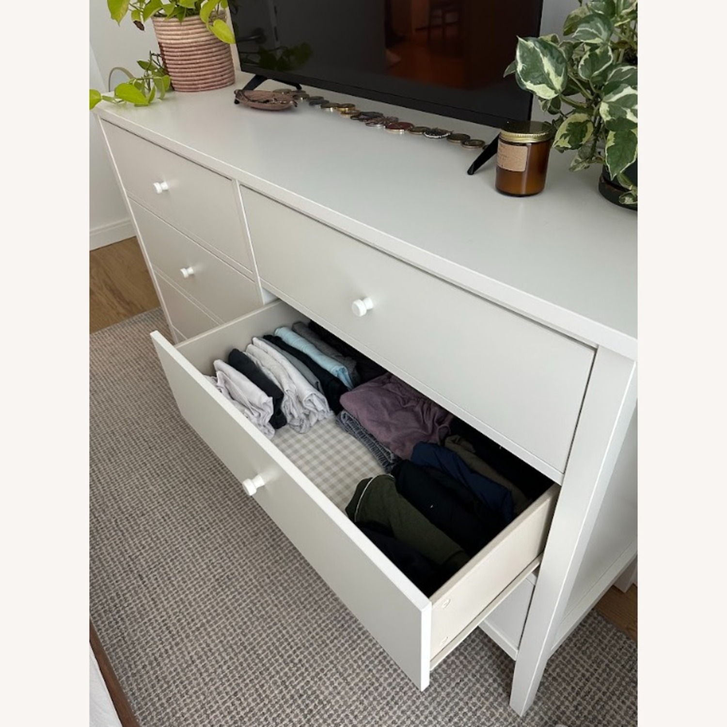 IKEA Gullaberg White Vinyl Dresser - image-4