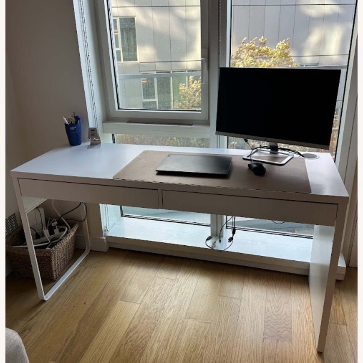 IKEA Micke White Desk - image-1