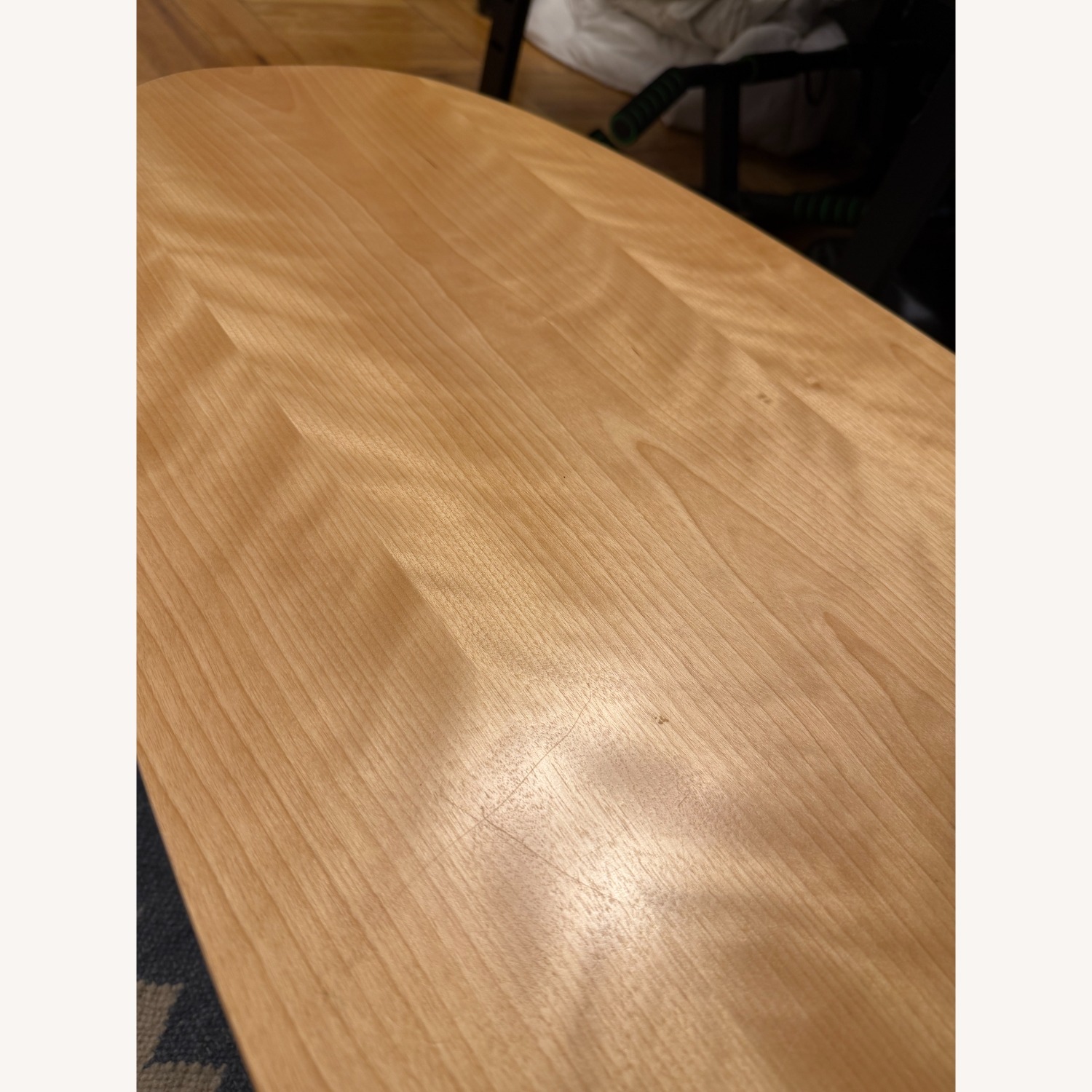 West Elm Floyd Oval Coffee Table – Birch White - image-5