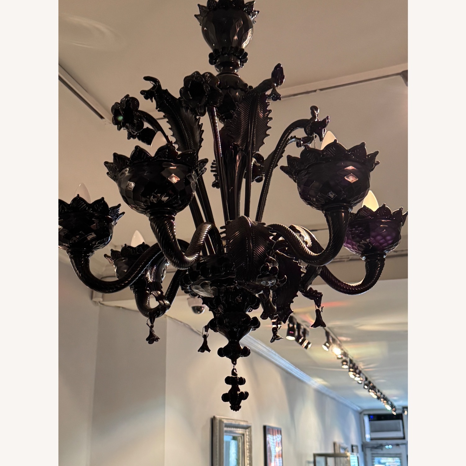 Vintage/Antique Black Ceiling Lamp - image-2